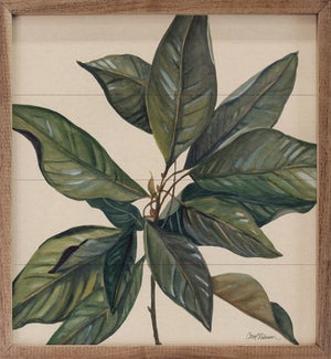 Magnolia Leaves I By Carol Robinson
